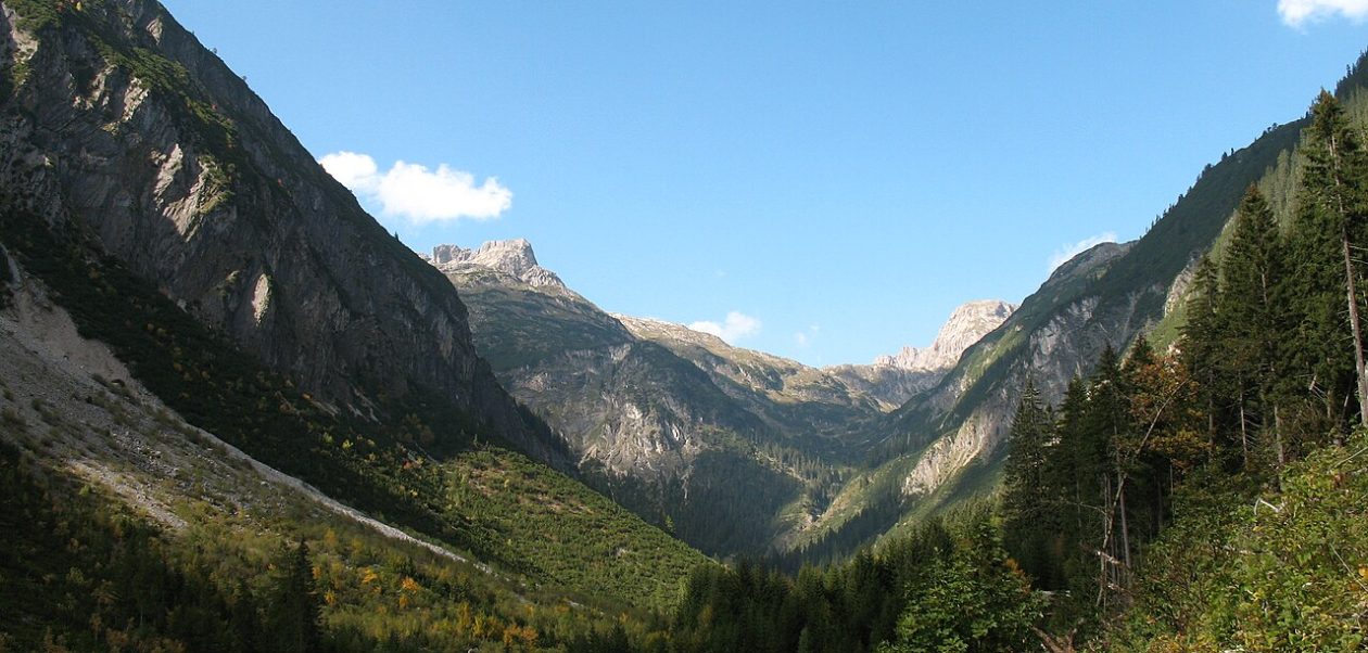 Bergdal in Oostenrijk
