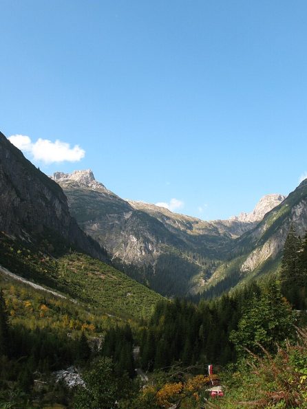 Bergdal in Oostenrijk